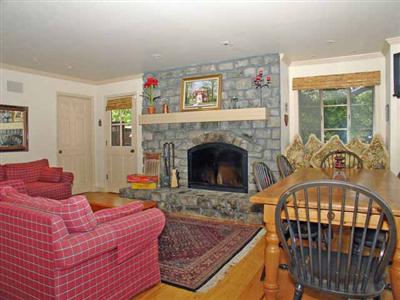 146 Crest Road Novato, CA 94945 - Photo 4 of 6 a living room with furniture a fireplace and a flat screen tv