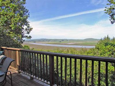 146 Crest Road Novato, CA 94945 - Photo 6 of 6 a balcony with wooden floor and fence