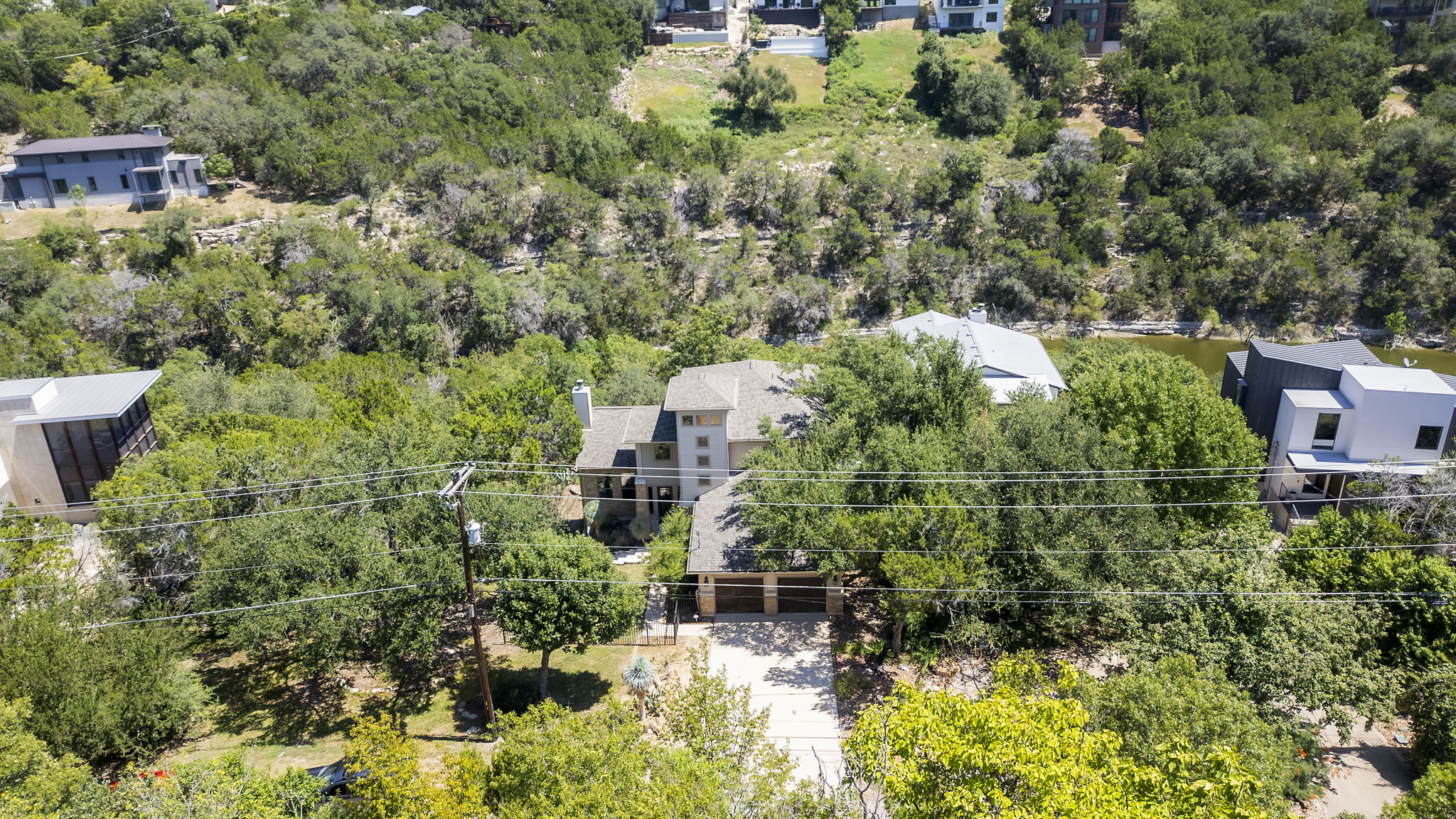 3013 Geronimo Trail Austin, TX 78734 - Photo 4 of 20 an aerial view of multiple house