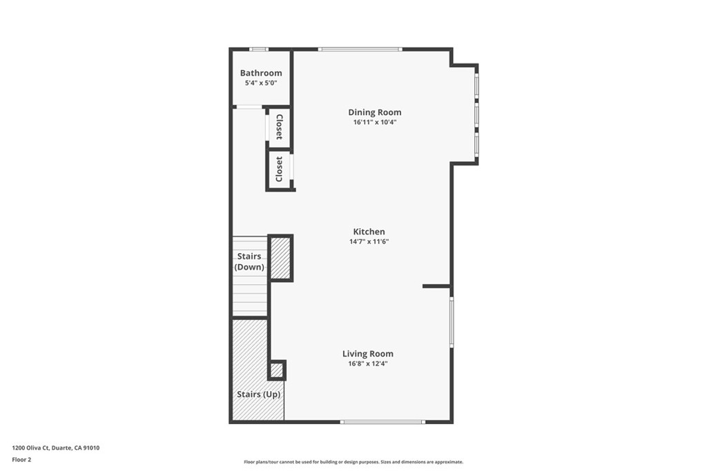 1200 Oliva Court Duarte, CA 91010 - Photo 38 of 40 a picture of a floor plan