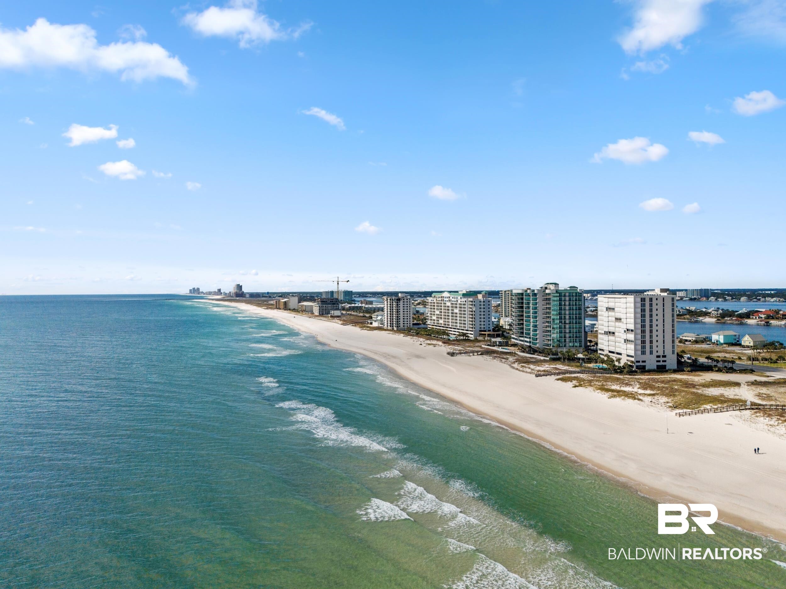 2847 Salt Drive Orange Beach, AL 36561 - Photo 29 of 29 Drone / aerial view featuring a view of the beach and a water view