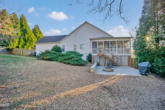 a view of house with outdoor space and porch