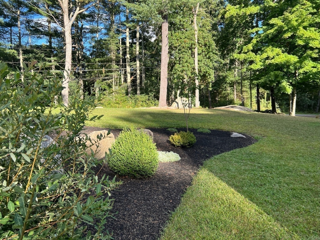 160 Quaker Street Northbridge, MA 01534 - Photo 32 of 36 a view of a garden with large trees