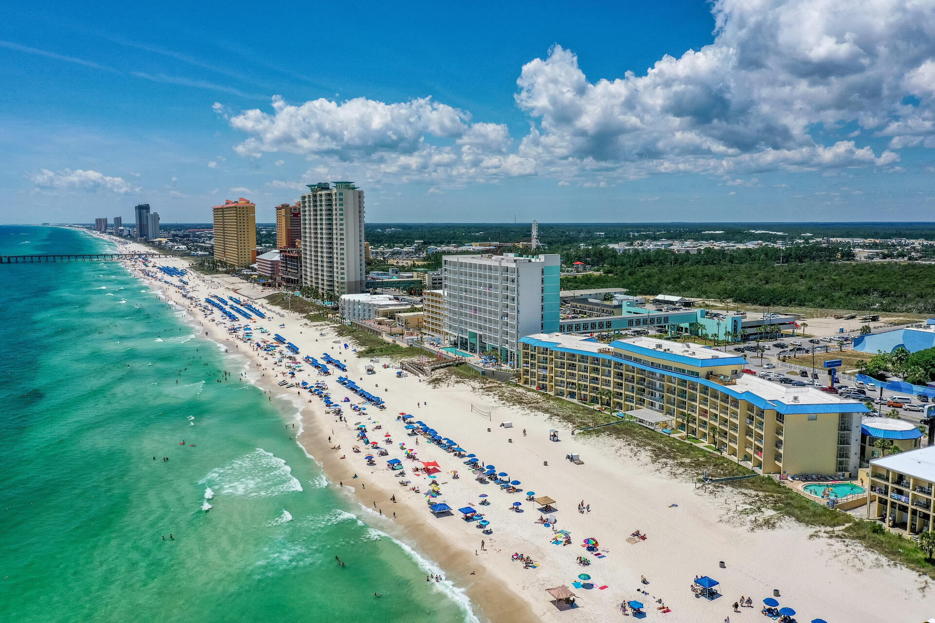 15413 Front Beach Road, Unit 505 Panama City Beach, FL 32413 - Photo 16 of 28 an aerial view of a city