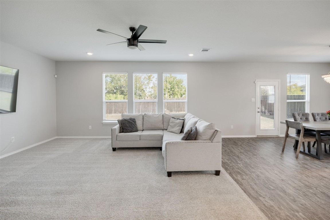 214 Saranac Drive Elgin, TX 78621 - Photo 18 of 37 a living room with furniture and a large window