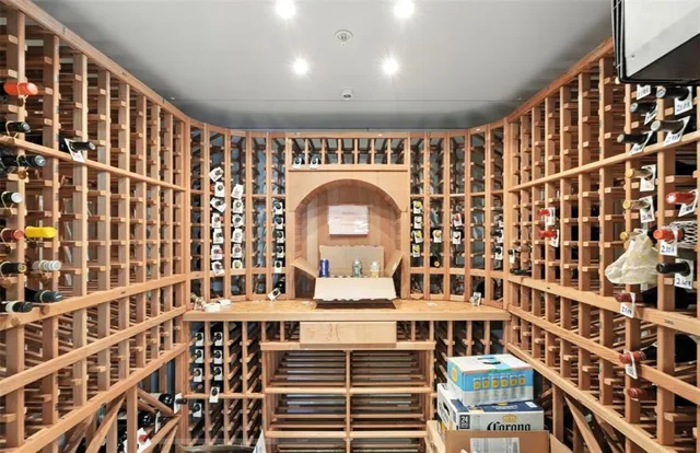 a view of a building with a street