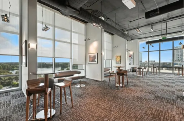 a view of workspace with window