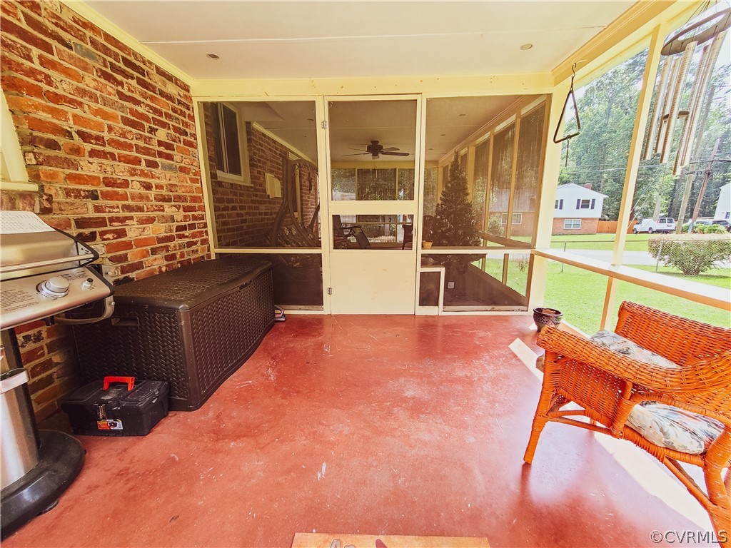 1006 Chiswick Road Richmond, VA 23235 - Photo 30 of 32 unscreened porch