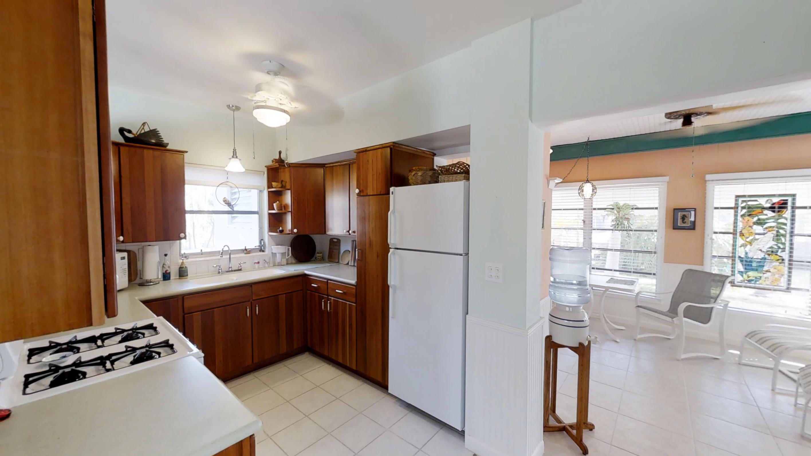 3869 Gillott Road Big Pine Key, FL 33043 - Photo 13 of 33 Kitchen and Sunroom