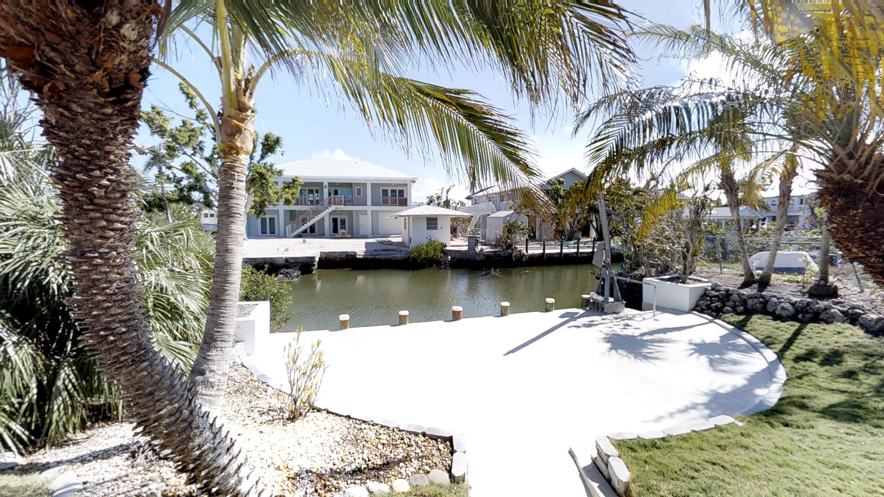 Back Concrete dock Area