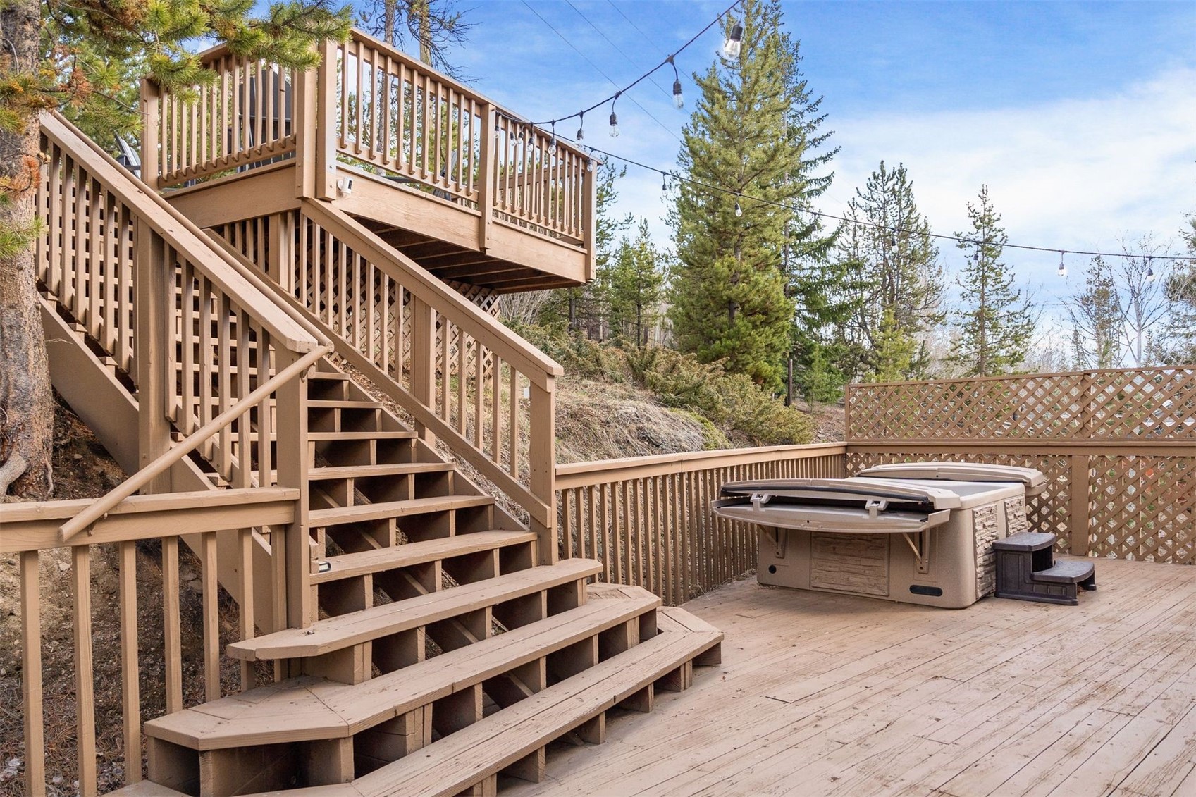 588 Alpine Road Dillon, CO 80435 - Photo 16 of 41 Multi-tiered Deck offers lots of outdoor living space and spectacular views.