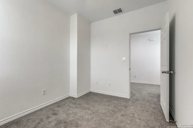 a view of an empty room