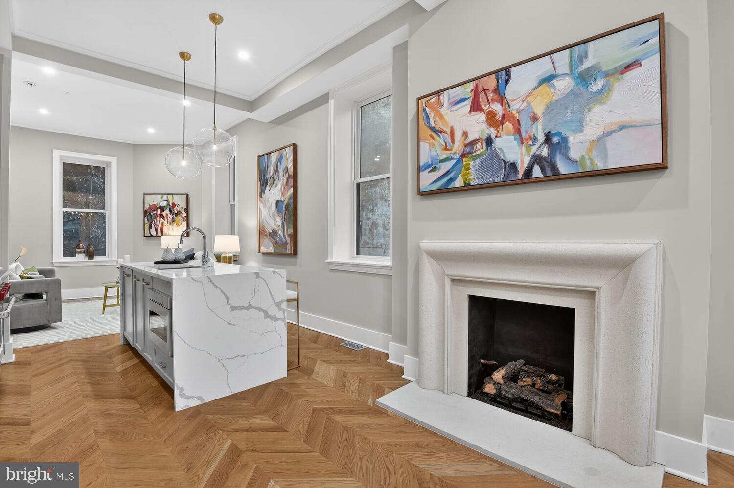 1810 15th Street Northwest, Unit 2 Washington, DC 20009 - Photo 6 of 52 Fireplace