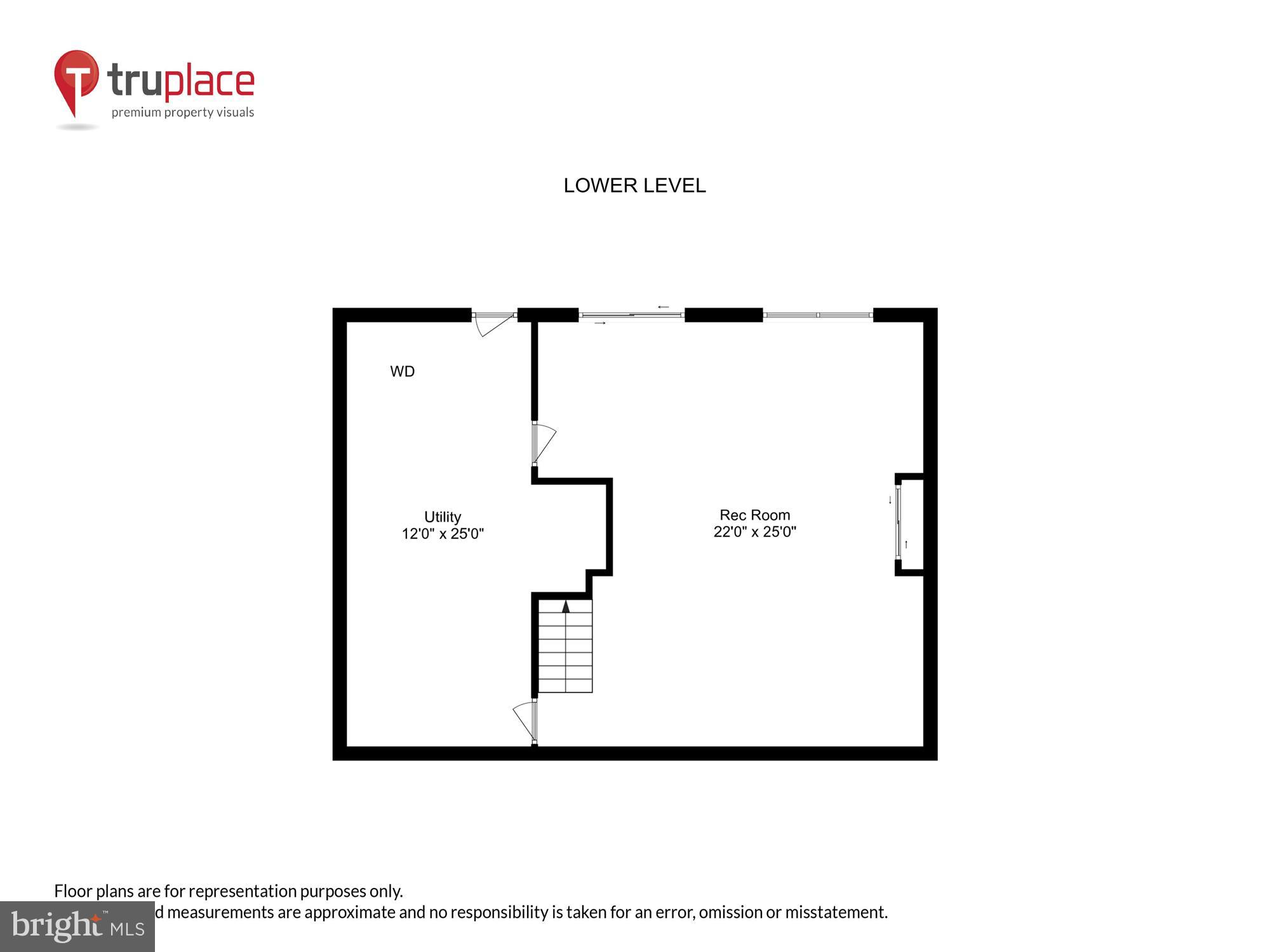 12243 St James Road Potomac, MD 20854 - Photo 62 of 68 Lower Level (Labels & Measurements)