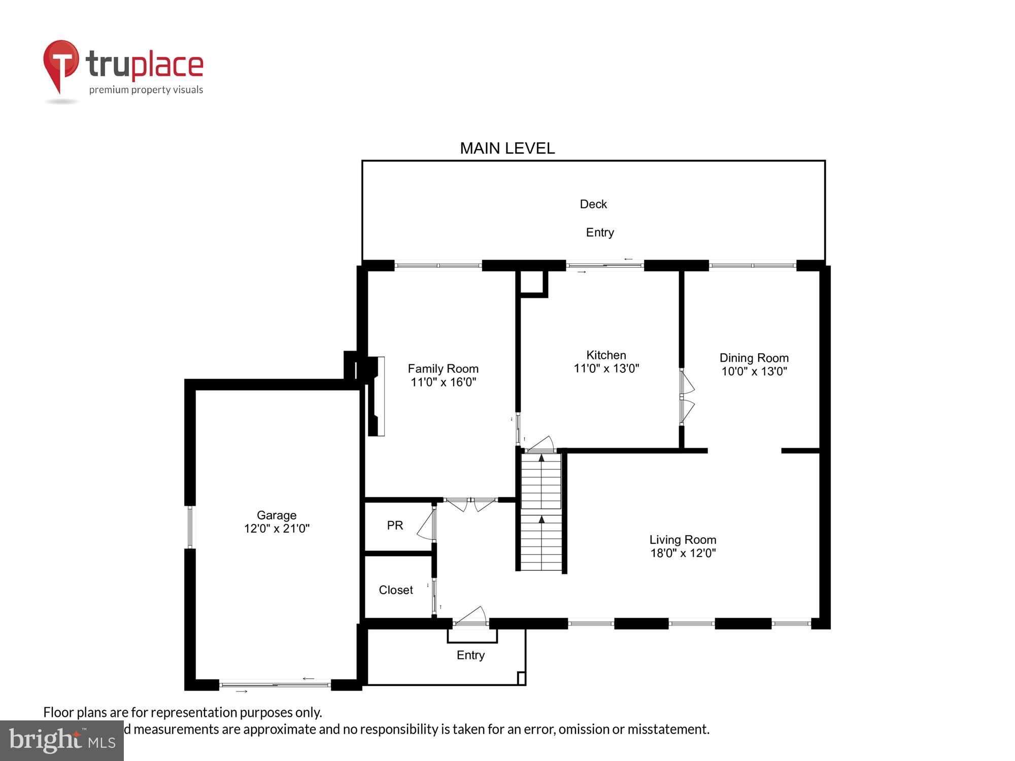 12243 St James Road Potomac, MD 20854 - Photo 64 of 68 Main Level (Labels & Measurements)