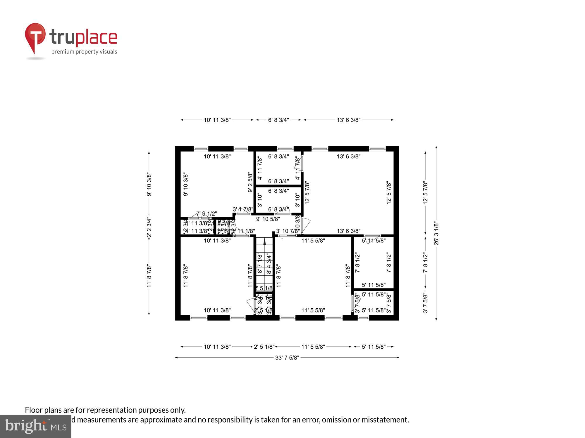 12243 St James Road Potomac, MD 20854 - Photo 67 of 68 Upper Level (Dimensions)