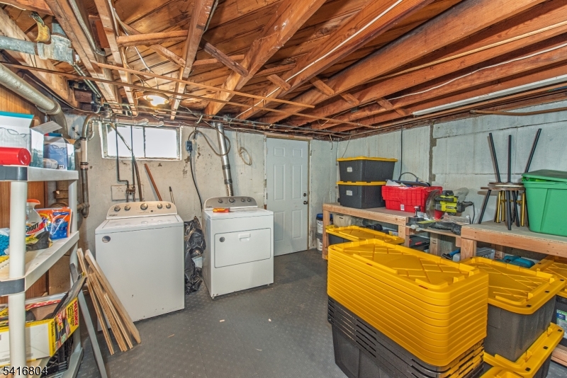 26 Green Road Mine Hill, NJ 07803 - Photo 18 of 21 a utility room with dryer and washer