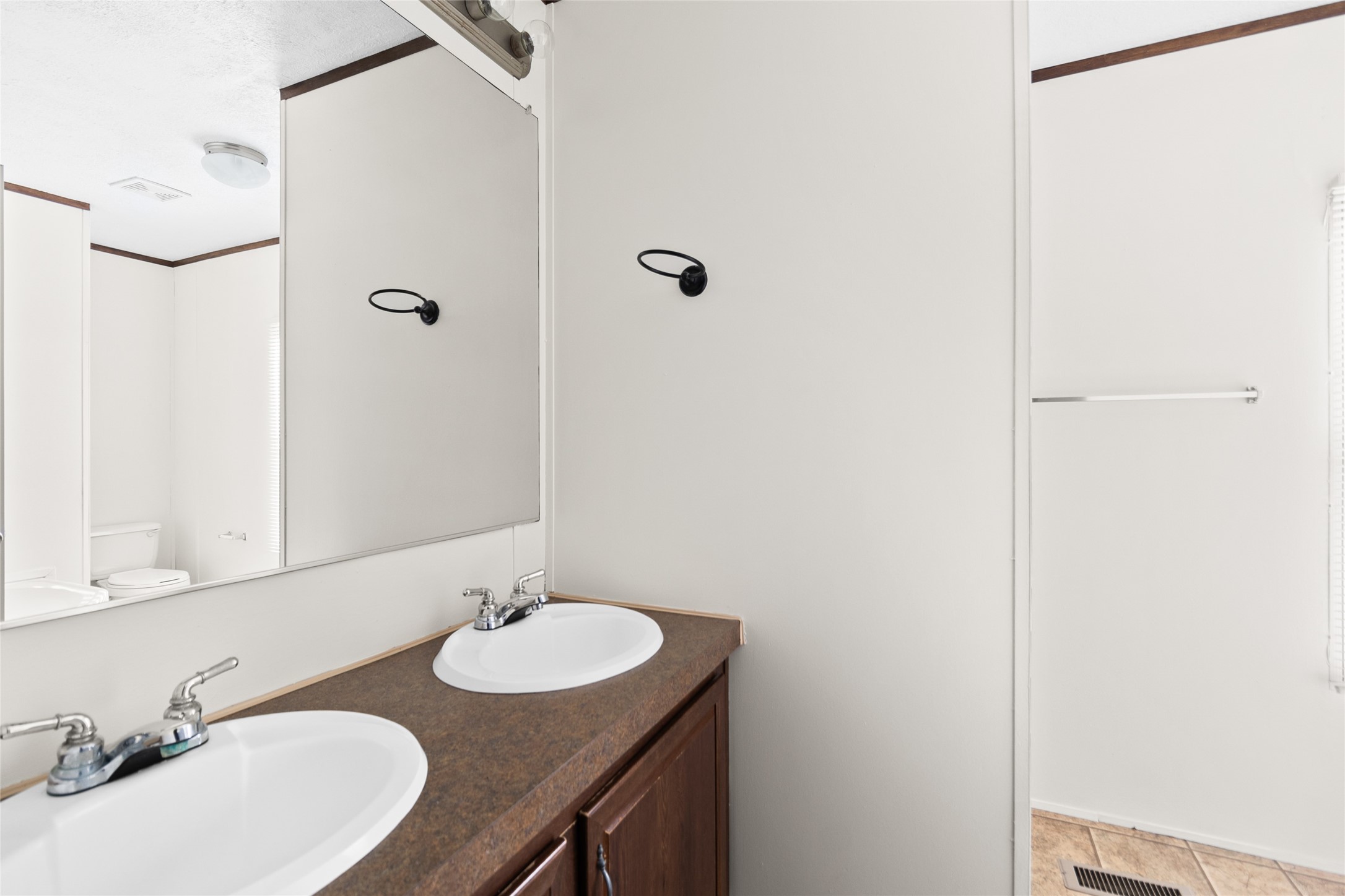 443 West Lone Oak Road Onalaska, TX 77360 - Photo 9 of 21 a bathroom with a sink and a mirror