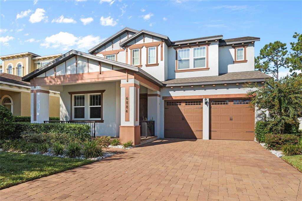 Front of the house and driveway