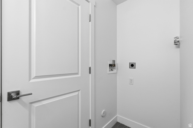 2085 North Main Street, Unit 107 Sunset, UT 84015 - Photo 13 of 21 Laundry area featuring hookup for a washing machine and electric dryer hookup
