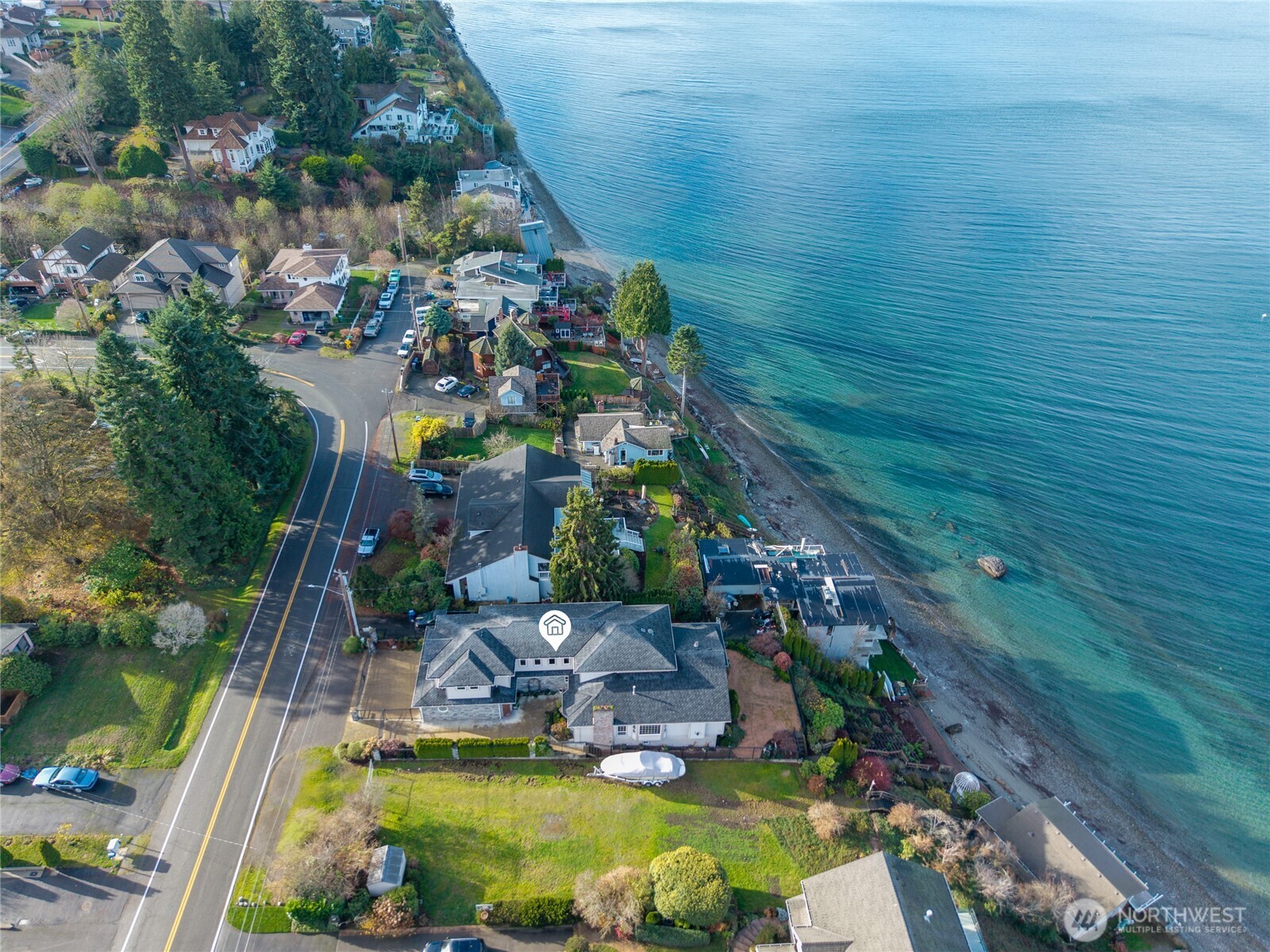 220 Southwest 292nd Street Federal Way, WA 98023 - Photo 39 of 40 a aerial view of a house with a lake view