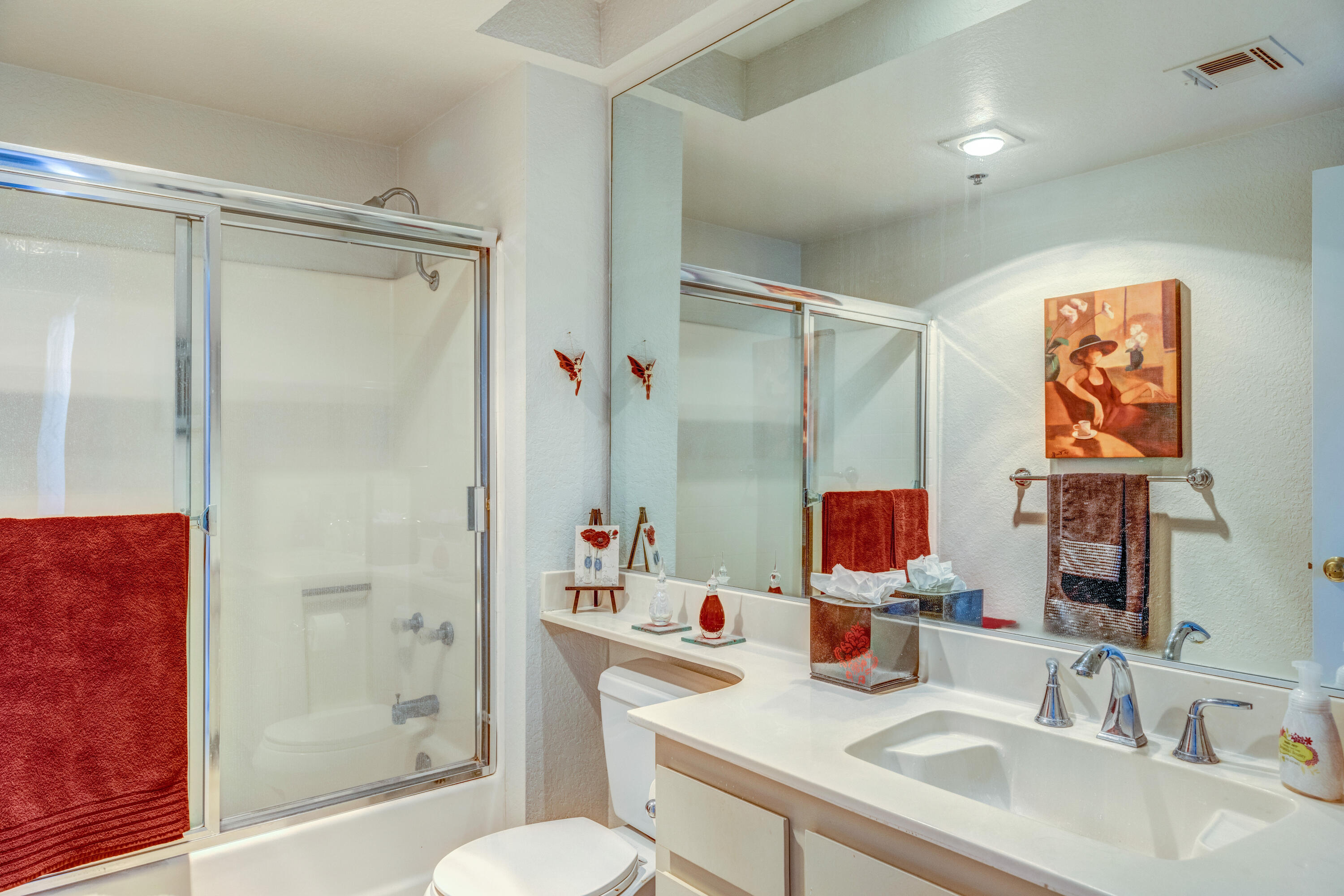 2700 Lawrence Crossley Road, Unit 9 Palm Springs, CA 92264 - Photo 14 of 27 a bathroom with a sink toilet and shower