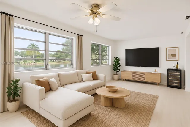 a view of an empty room