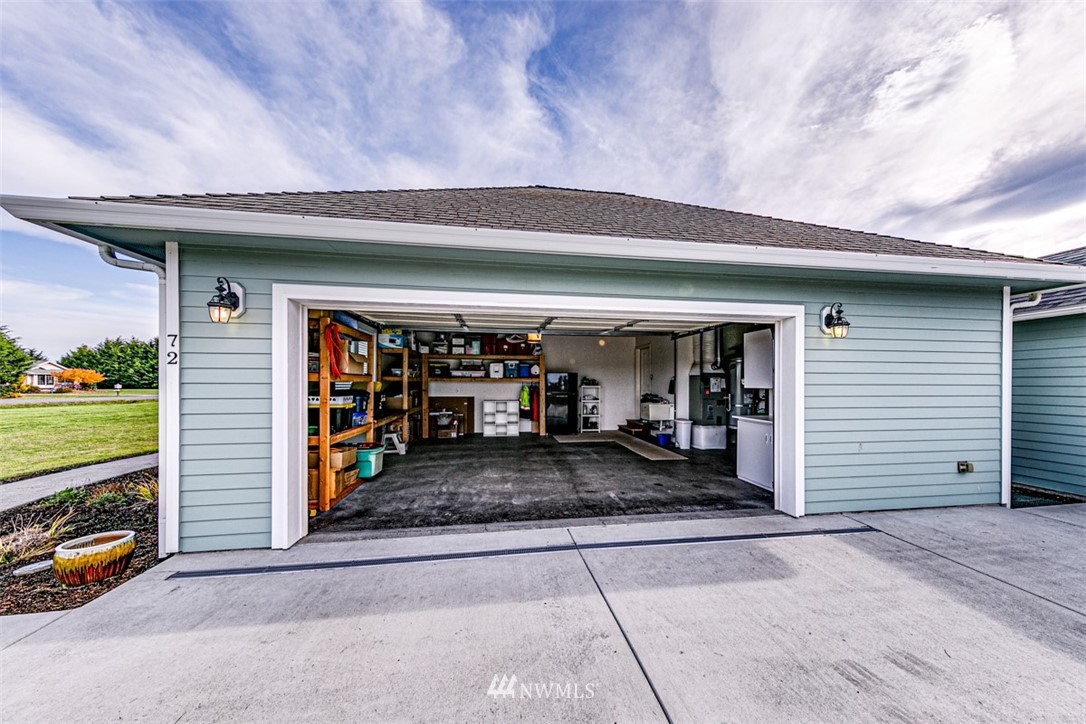 72 Buckhorn Road Sequim, WA 98382 - Photo 33 of 40 a view of a garage