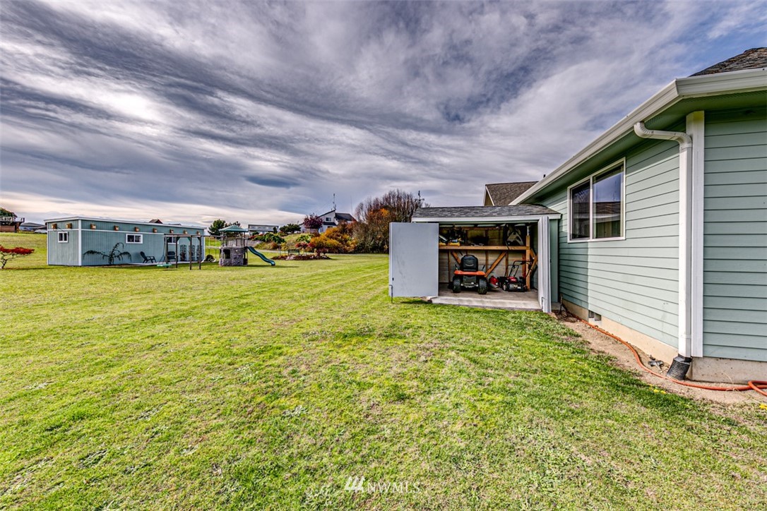 72 Buckhorn Road Sequim, WA 98382 - Photo 36 of 40 a view of a terrace with outdoor space