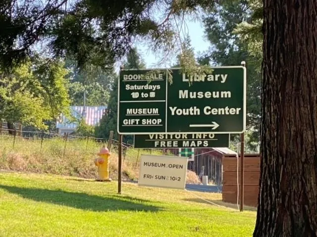 a view of a street sign