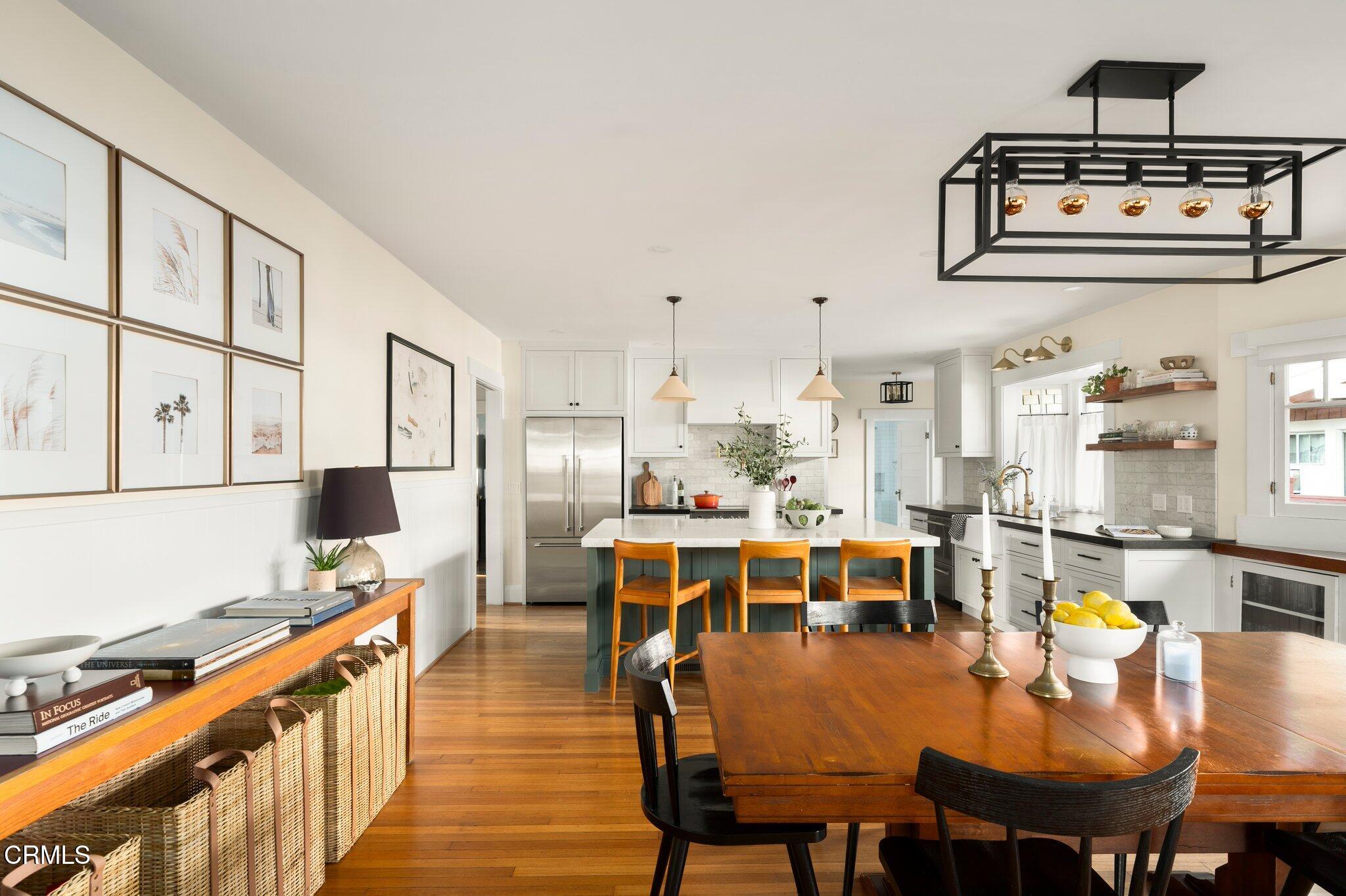 501 Douglas Street Pasadena, CA 91104 - Photo 11 of 36 a large kitchen with a table and chairs