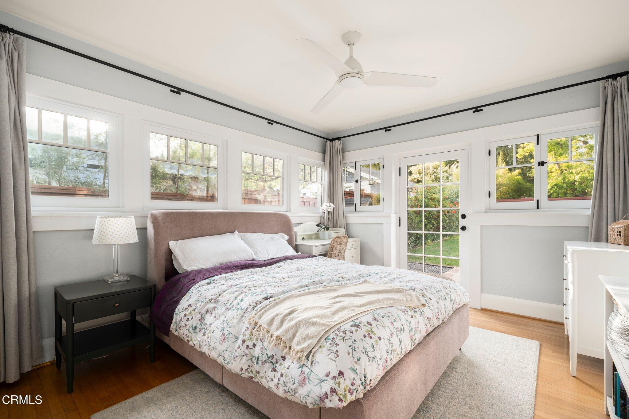 501 Douglas Street Pasadena, CA 91104 - Photo 20 of 36 a bedroom with a large bed and a window