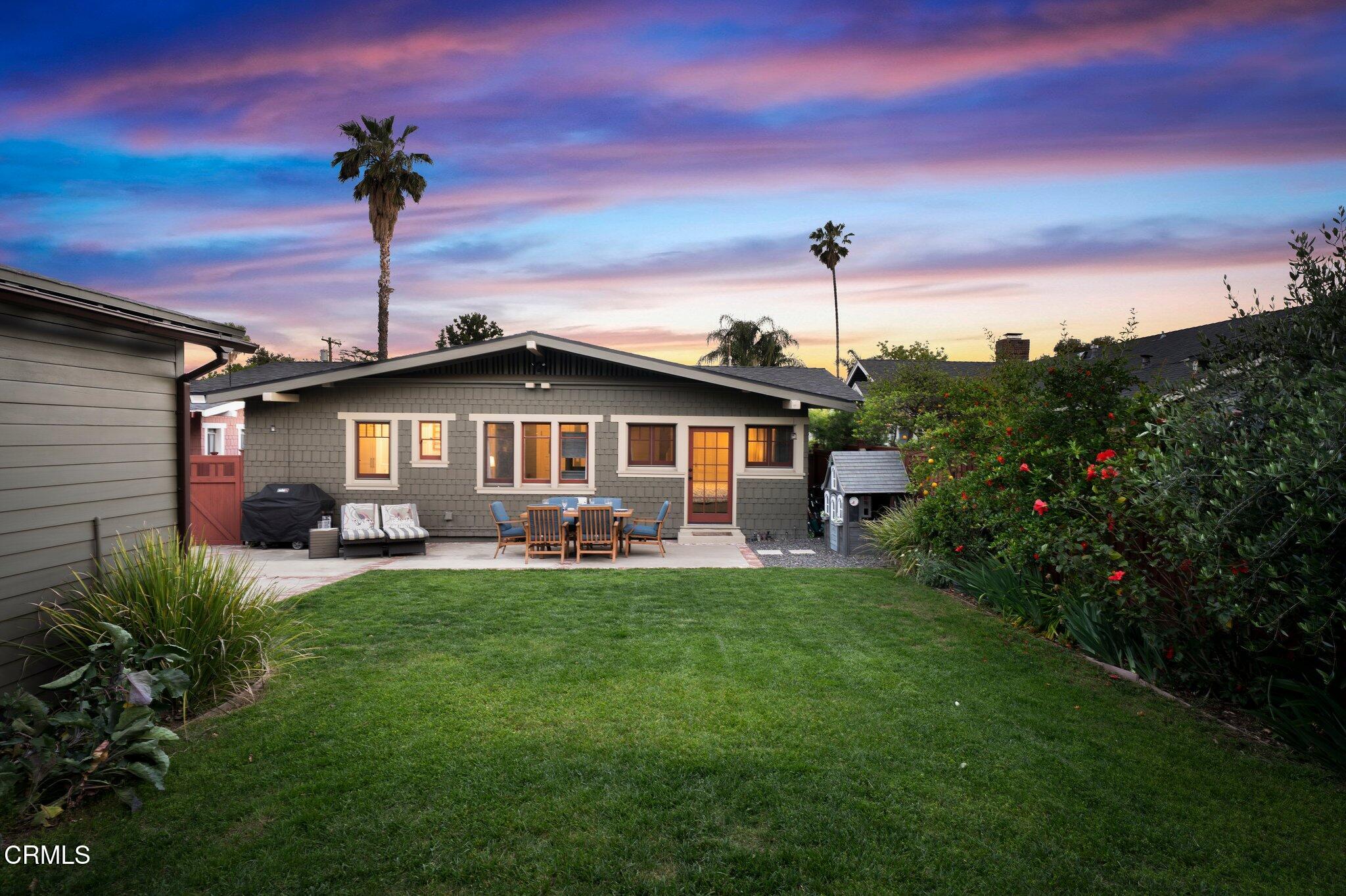 501 Douglas Street Pasadena, CA 91104 - Photo 34 of 36 a front view of a house with a garden