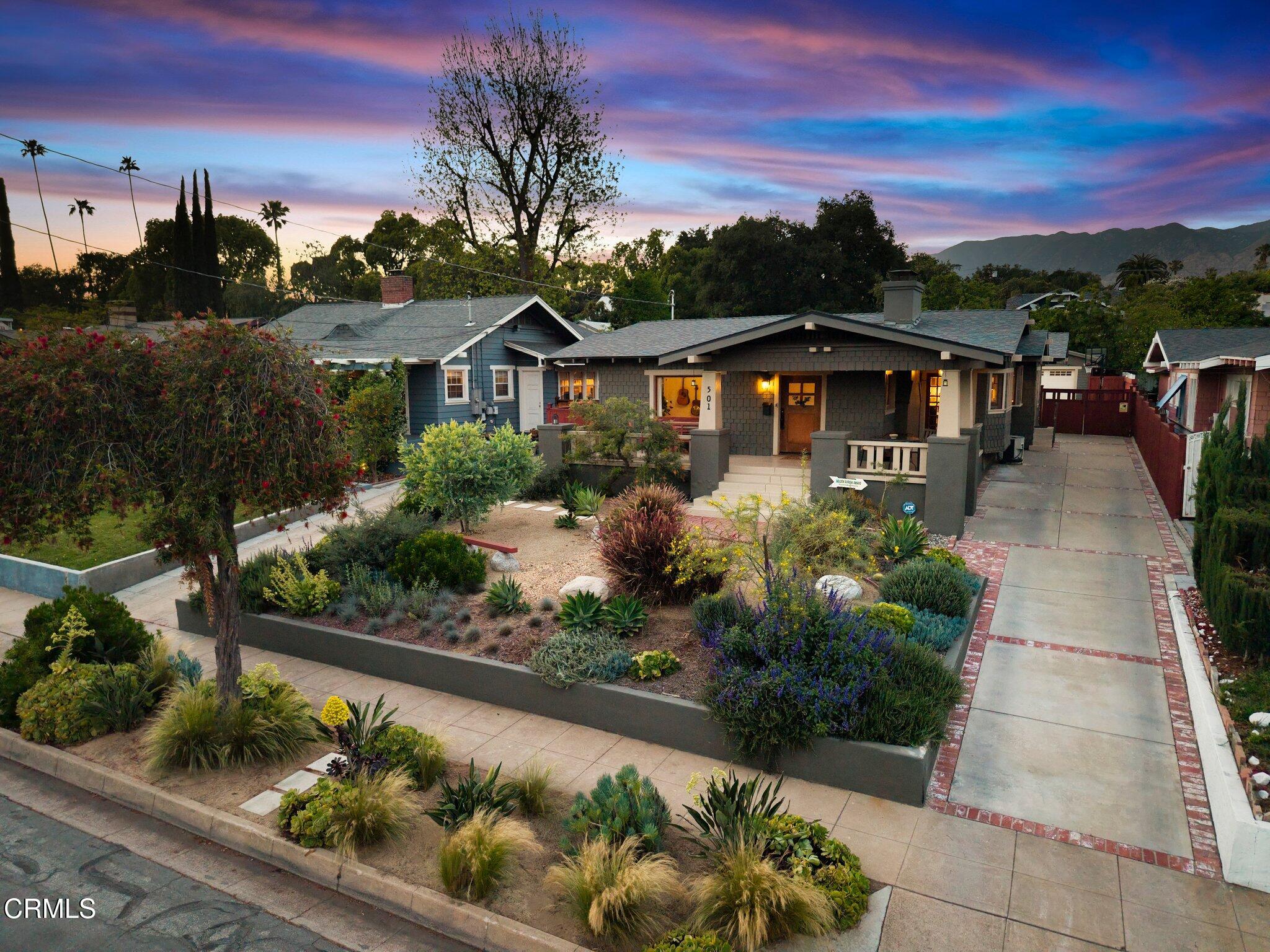 501 Douglas Street Pasadena, CA 91104 - Photo 35 of 36 a front view of a house with a yard