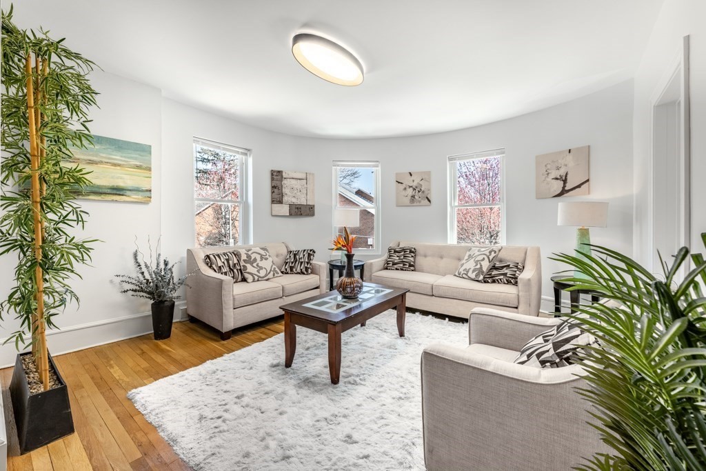 113 Regent Street Boston, MA 02119 - Photo 2 of 18 a living room with furniture and a rug