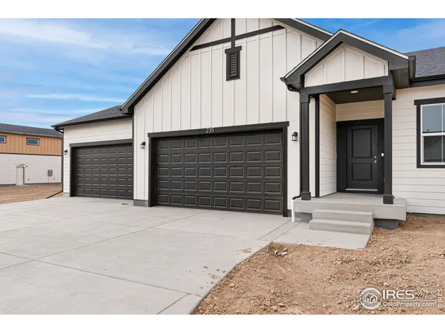 a backyard of a house