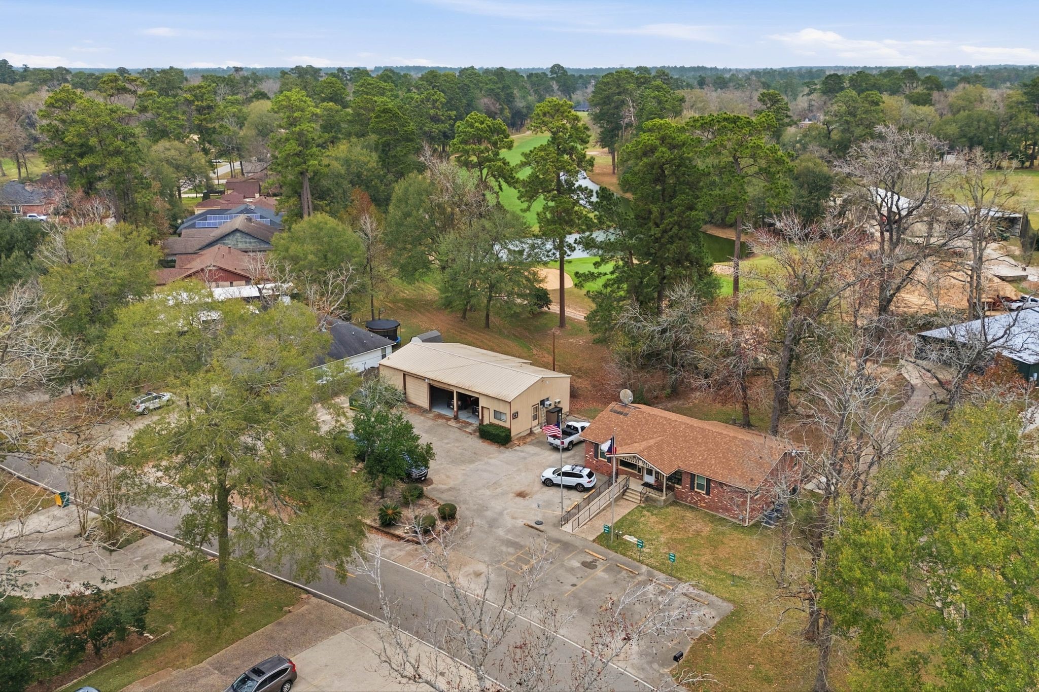 20 Moon Valley Court Conroe, TX 77304 - Photo 32 of 32 an aerial view of a house with a yard