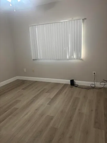 wooden floor in a room