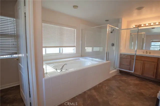 a view of a golf course with a lake view