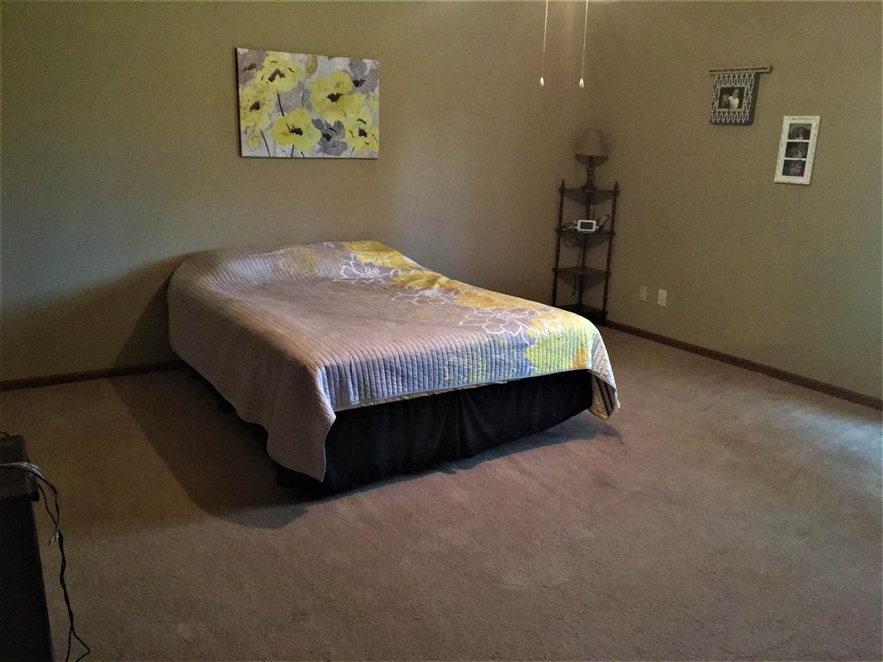 6282 Upper Ridge Way Roscoe, IL 61073 - Photo 13 of 23 a bed sitting in a bedroom next to a wall