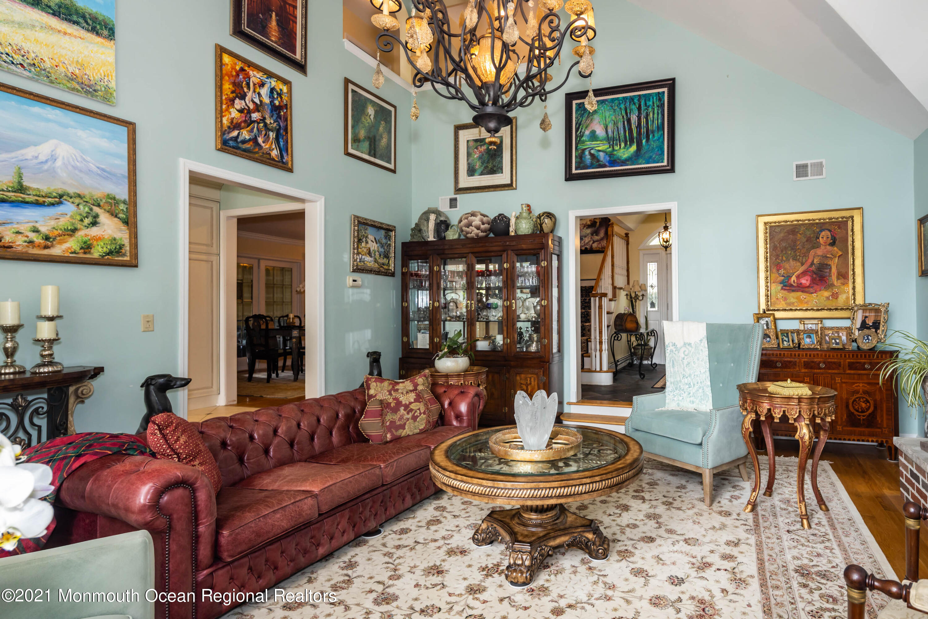 38 Conover Lane Red Bank, NJ 07701 - Photo 11 of 65 a living room with furniture and a lamp