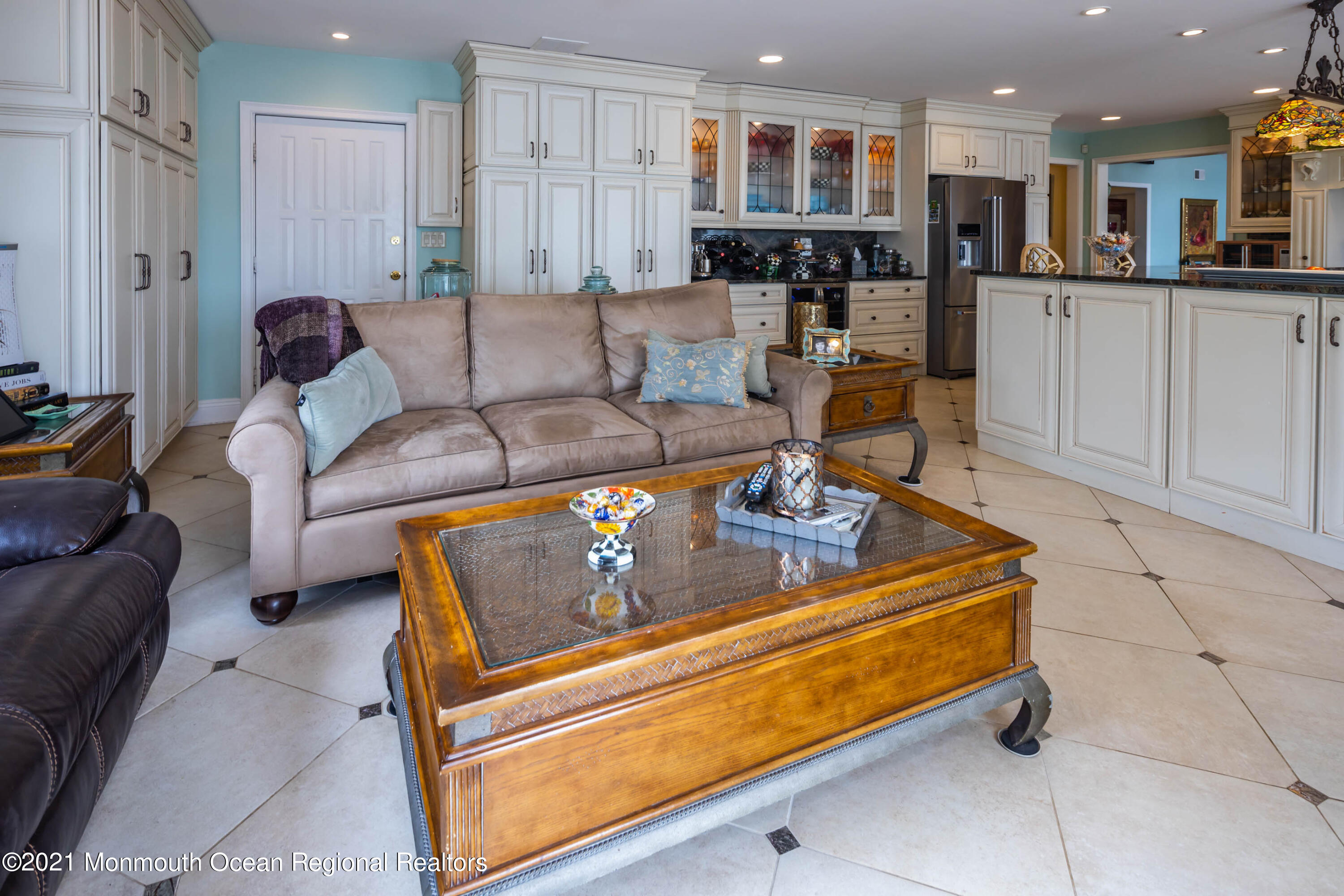38 Conover Lane Red Bank, NJ 07701 - Photo 24 of 65 a living room with furniture and kitchen view