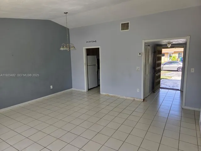 a view of an empty room