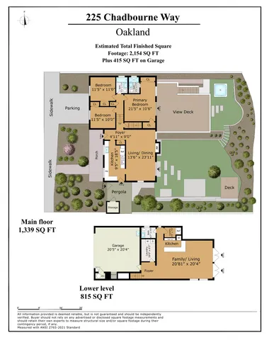 $1,149,000 | 225 Chadbourne Way, Oakland, CA 94619