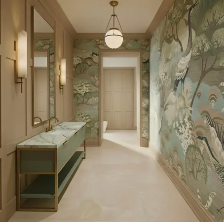 a spacious bathroom with a granite countertop sink a mirror and shower