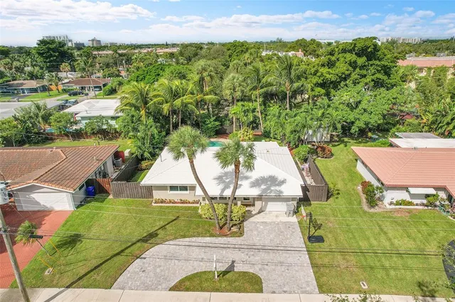 a view of outdoor space yard and swimming pool