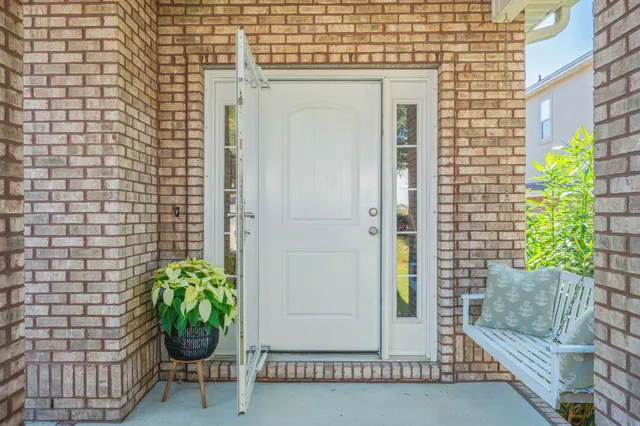 a view of a entryway door of the house