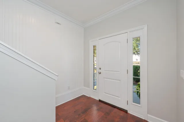 wooden floor in an empty room