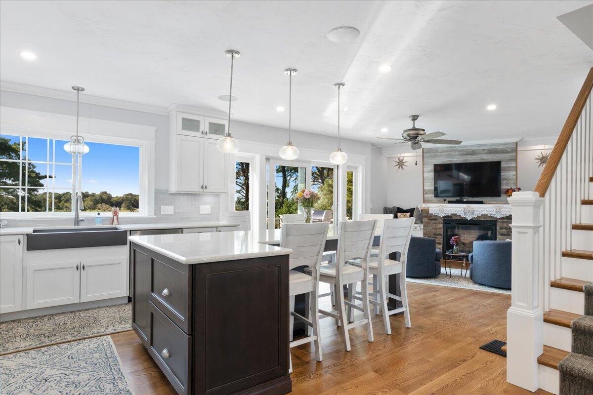 31 Amy Brown Road Mashpee, MA 02649 - Photo 21 of 95 a kitchen with stainless steel appliances kitchen island granite countertop a sink and cabinets