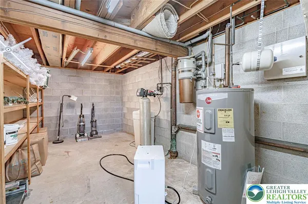 a view of a storage room